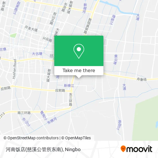 河南饭店(慈溪公管所东南) map