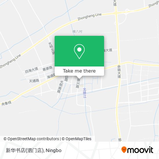新华书店(泗门店) map