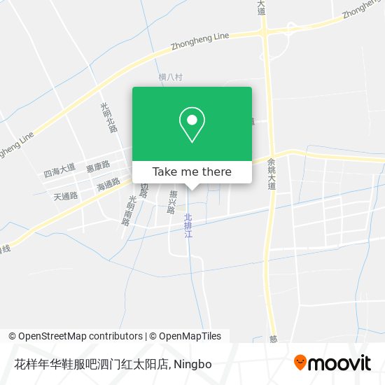 花样年华鞋服吧泗门红太阳店 map