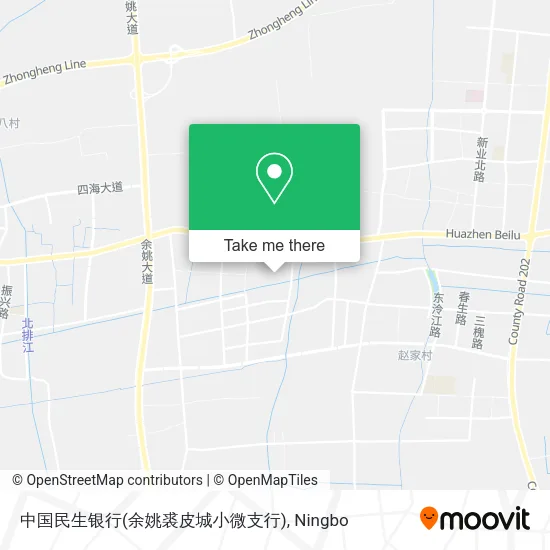 中国民生银行(余姚裘皮城小微支行) map