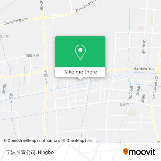 宁波长青公司 map