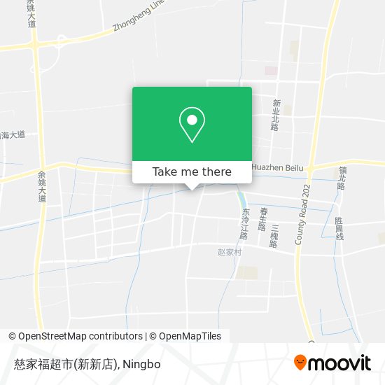 慈家福超市(新新店) map