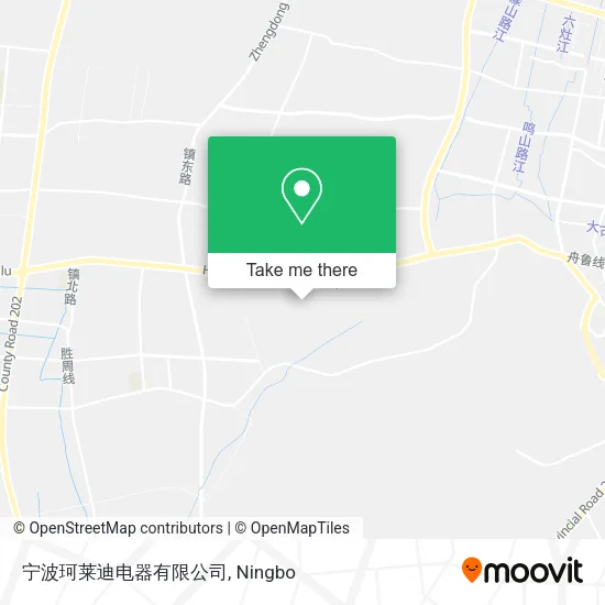 宁波珂莱迪电器有限公司 map