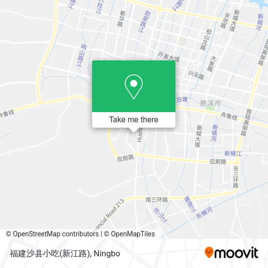 福建沙县小吃(新江路) map