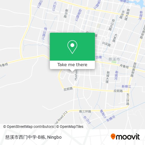 慈溪市西门中学-B栋 map