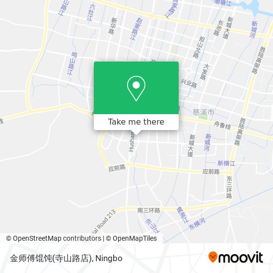 金师傅馄饨(寺山路店) map