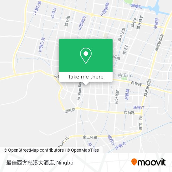 最佳西方慈溪大酒店 map