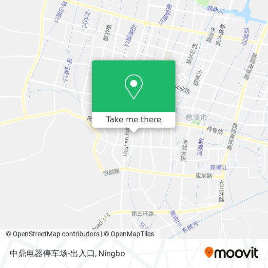 中鼎电器停车场-出入口 map