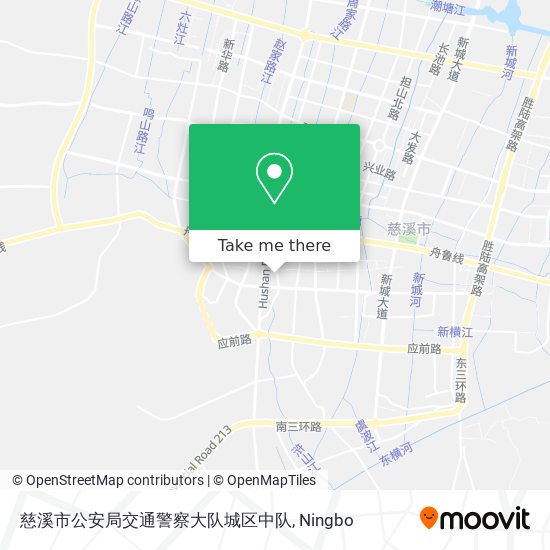 慈溪市公安局交通警察大队城区中队 map