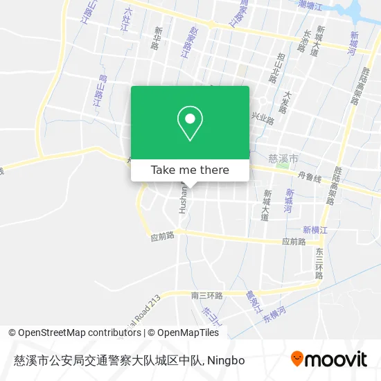 慈溪市公安局交通警察大队城区中队 map