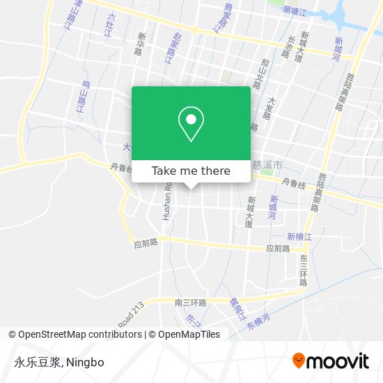 永乐豆浆 map