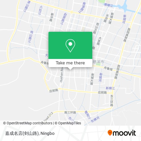 嘉成名店(剑山路) map