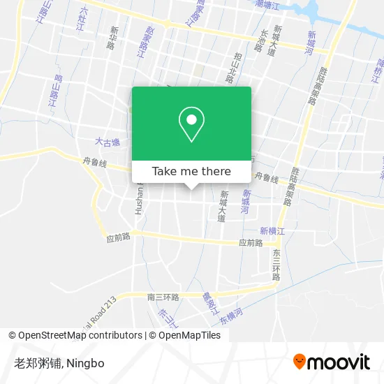 老郑粥铺 map