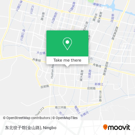 东北饺子馆(金山路) map