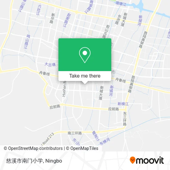 慈溪市南门小学 map