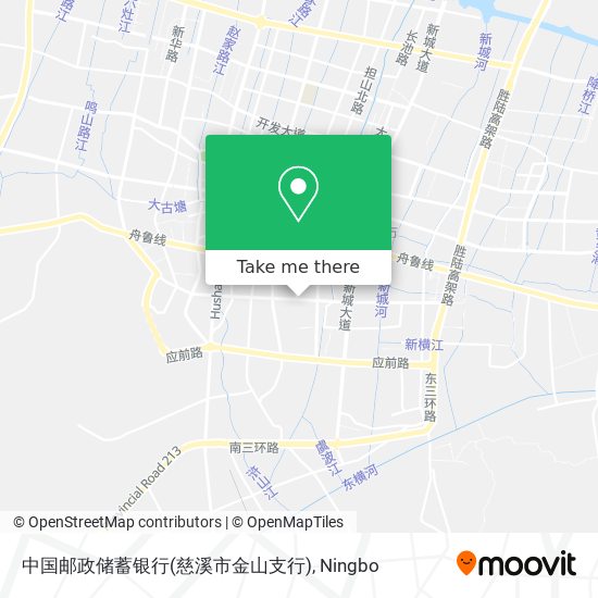 中国邮政储蓄银行(慈溪市金山支行) map