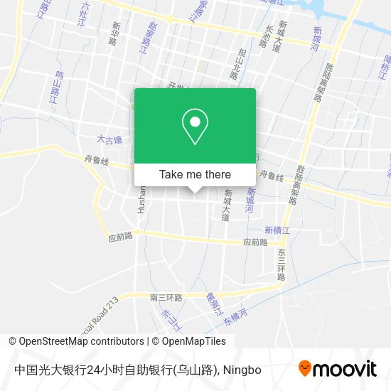 中国光大银行24小时自助银行(乌山路) map