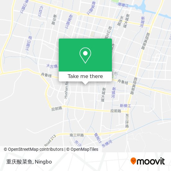 重庆酸菜鱼 map