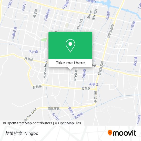 梦情推拿 map