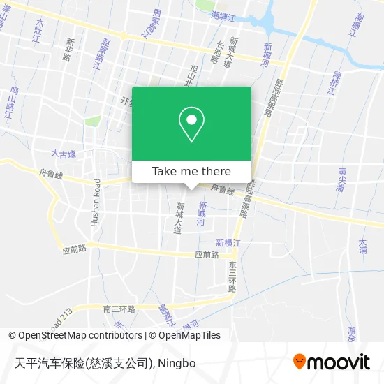 天平汽车保险(慈溪支公司) map