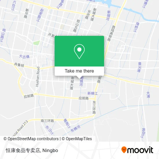 恒康食品专卖店 map