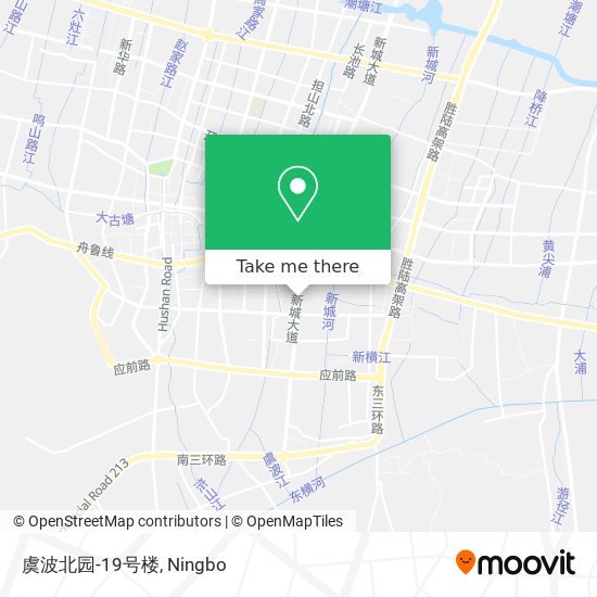 虞波北园-19号楼 map
