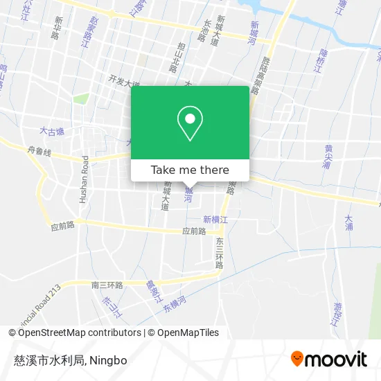 慈溪市水利局 map