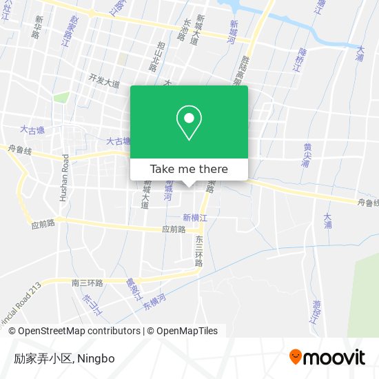 励家弄小区 map
