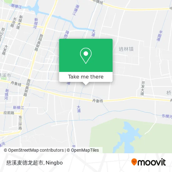 慈溪麦德龙超市 map