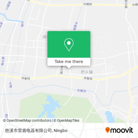 慈溪市雷盾电器有限公司 map