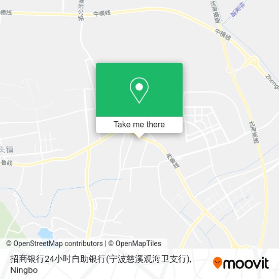 招商银行24小时自助银行(宁波慈溪观海卫支行) map