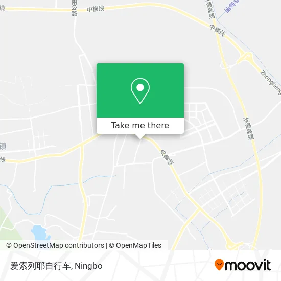爱索列耶自行车 map