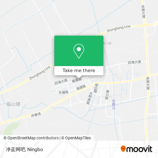 净蓝网吧 map