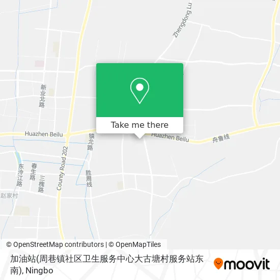 加油站(周巷镇社区卫生服务中心大古塘村服务站东南) map