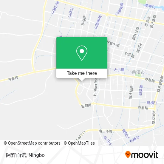 阿辉面馆 map