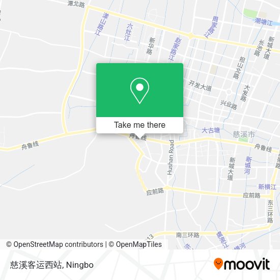 慈溪客运西站 map