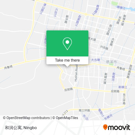 和润公寓 map
