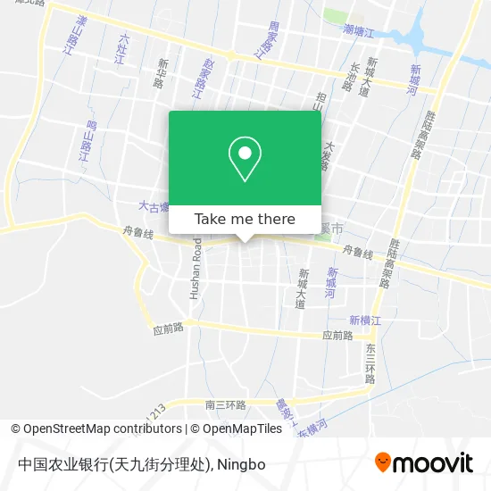 中国农业银行(天九街分理处) map