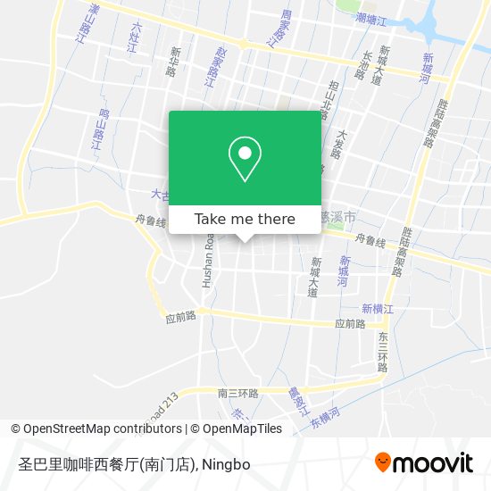 圣巴里咖啡西餐厅(南门店) map