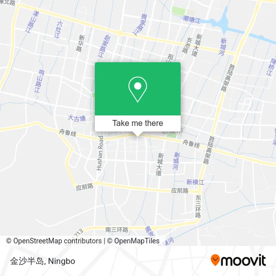 金沙半岛 map