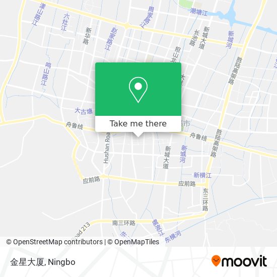 金星大厦 map