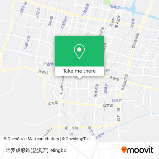 培罗成服饰(慈溪店) map