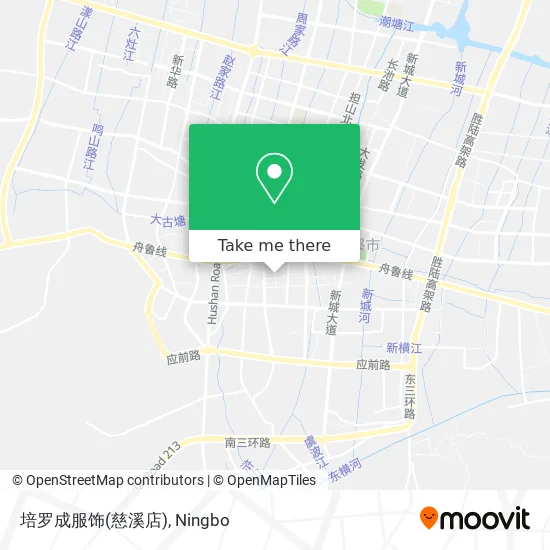 培罗成服饰(慈溪店) map
