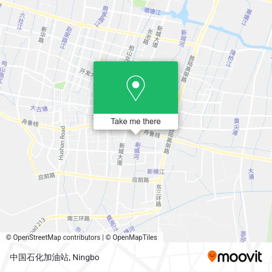 中国石化加油站 map