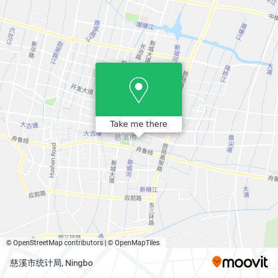 慈溪市统计局 map