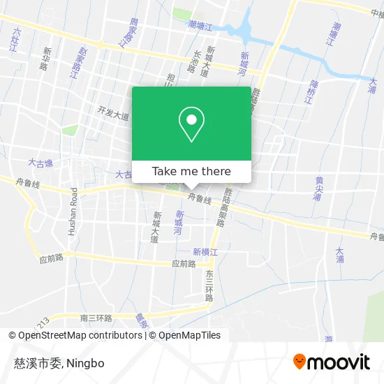 慈溪市委 map