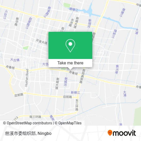 慈溪市委组织部 map
