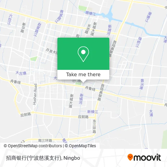 招商银行(宁波慈溪支行) map