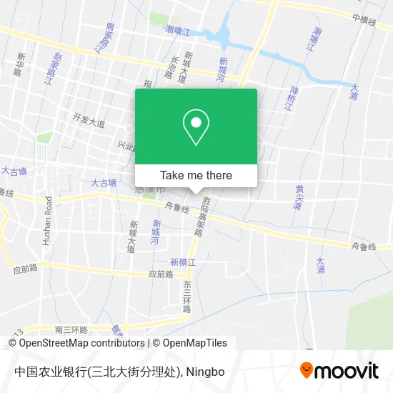 中国农业银行(三北大街分理处) map