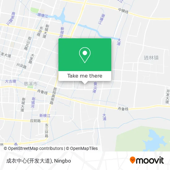 成衣中心(开发大道) map